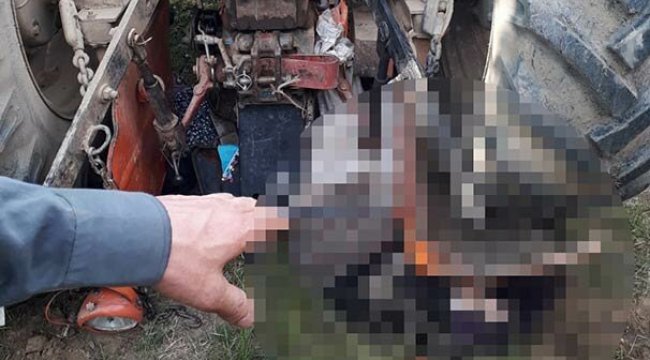 Traktör altında kalarak feci şekilde can verdi
