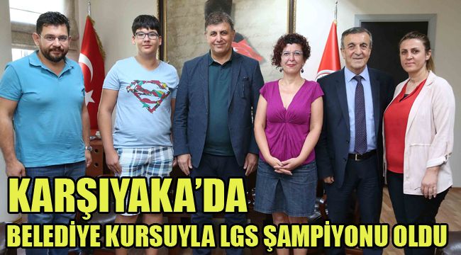 BELEDİYE KURSUYLA LGS ŞAMPİYONU OLDU