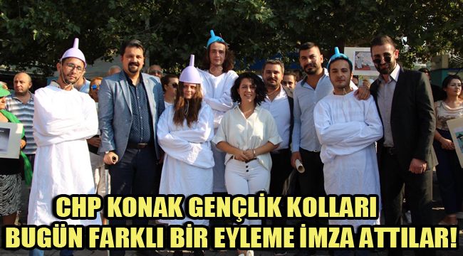 GENÇLERDEN HUNİLİ EYLEM! CHP KONAK GENÇLİK KOLLARI BUGÜN FARKLI BİR EYLEME İMZA ATTILAR!