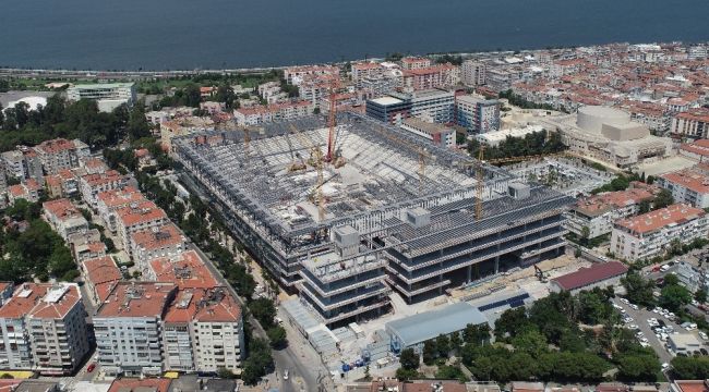 Göztepe Stadı yükseliyor