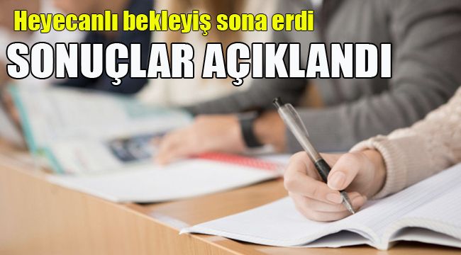 HEYECANLI BEKLEYİŞ SONA ERDİ, SONUÇLAR AÇIKLANDI