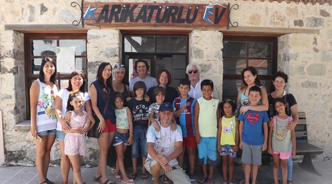 KARİKATÜR’LÜ EV’DE İLK DERS, ÇİZGİNİN USTASI KAMİL MASARACI’DAN