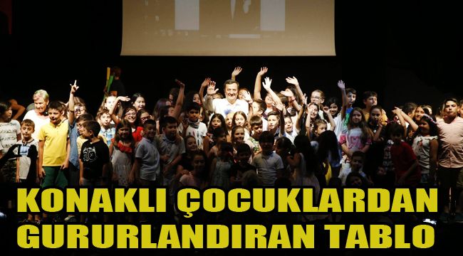 KONAKLI ÇOCUKLARDAN GURURLANDIRAN TABLO