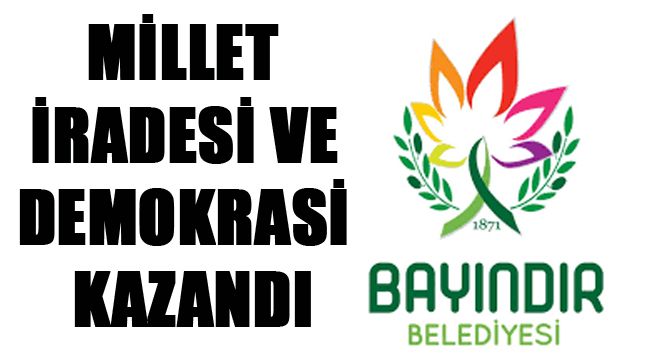 MİLLET İRADESİ VE DEMOKRASİ KAZANDI