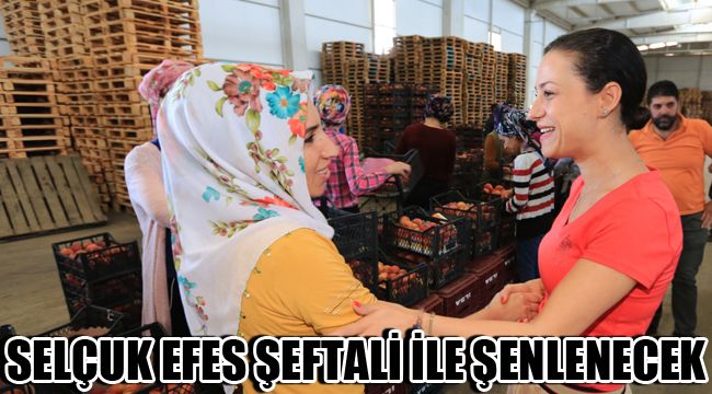 SELÇUK EFES ŞEFTALİ İLE ŞENLENECEK