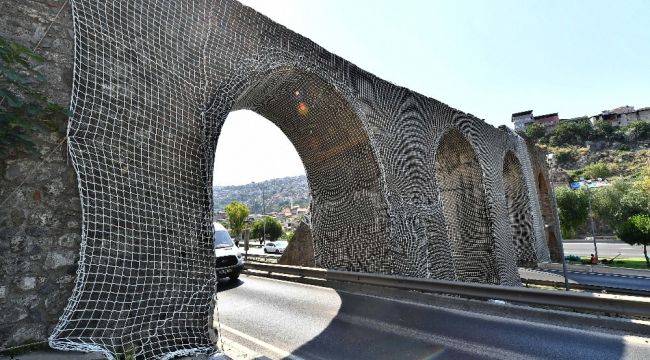 TARİHİ SU KEMERİ RESTORE EDİLİYOR