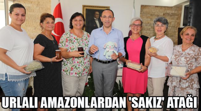 URLALI AMAZONLARDAN 'SAKIZ' ATAĞI
