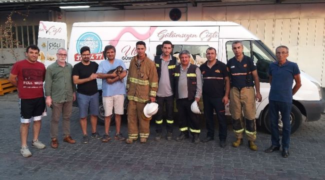 YAVRU KÖPEK 5 METRE DERİNLİKTEN KURTARILDI