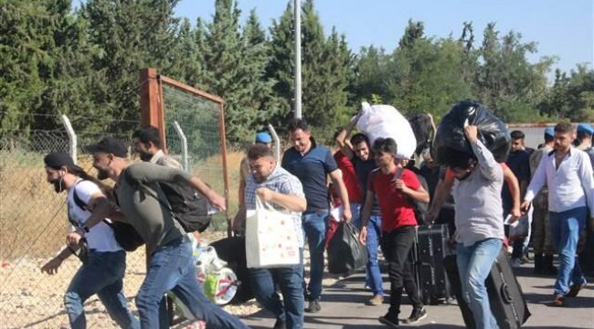 38 bini aşkın Suriyeli ülkelerine bayram ziyareti için gitti