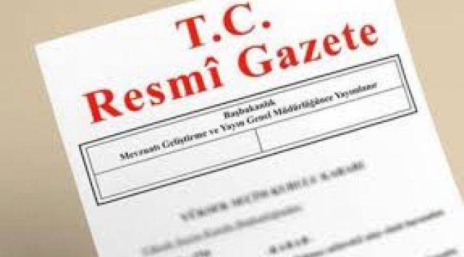 Atama kararları Resmi Gazete'de