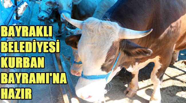 BAYRAKLI BELEDİYESİ KURBAN BAYRAMI'NA HAZIR