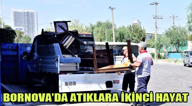 BORNOVA’DA ATIKLARA İKİNCİ HAYAT