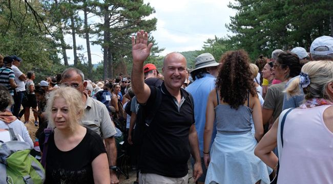 CHP’li Bakan, gönüllü saha ekibiyle Kaz Dağları’nda!