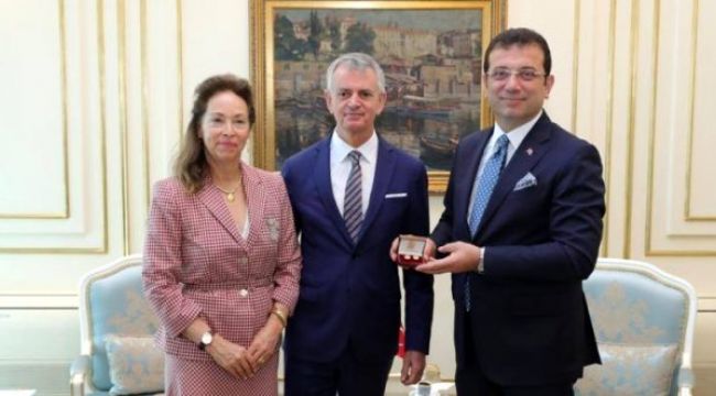 Ekrem İmamoğlu, Kaz Dağları için Kanada Büyükelçisi ile görüştü