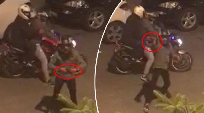 Etiler&#039;de dehşete düşüren an! Görüntülendiğini anlayınca böyle ateş etti...