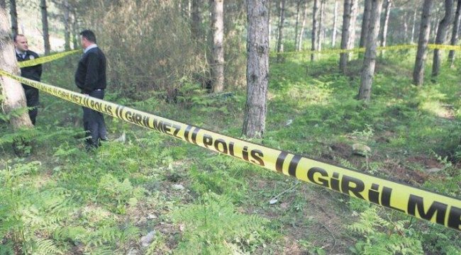 Gasp edip, öldürüp, ormana atıldı. Korkunç cinayet