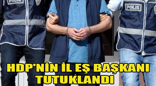HDP'NİN İL EŞ BAŞKANI TUTUKLANDI