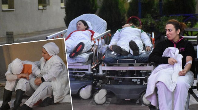 İZMİR'DE TAVUK FABRİKASINDA BÜYÜK PANİK! HASTANEYE KALDIRILDILAR