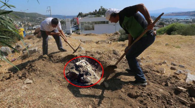 Milattan sonra 3. yüzyıla ait sütun bulundu