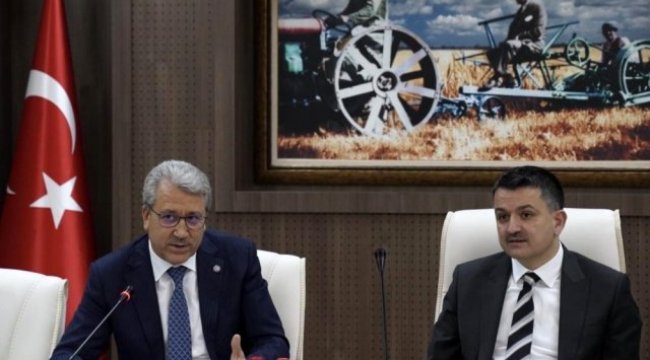 REKTÖR BUDAK BAKAN PAKDEMİRLİ İLE GÖRÜŞTÜ