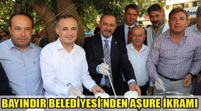 BAYINDIR BELEDİYESİ’NDEN AŞURE İKRAMI