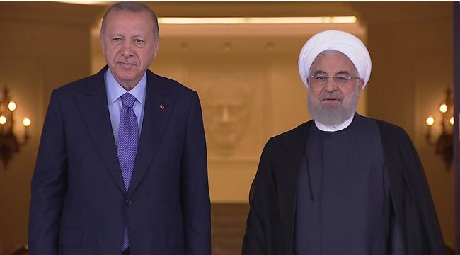 Çankaya'da Suriye zirvesi: Erdoğan Ruhani ile görüşüyor