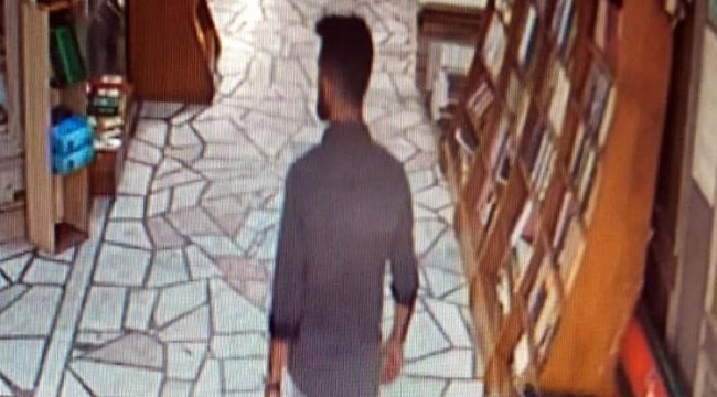Denizli'deki hırsızlık kamerada