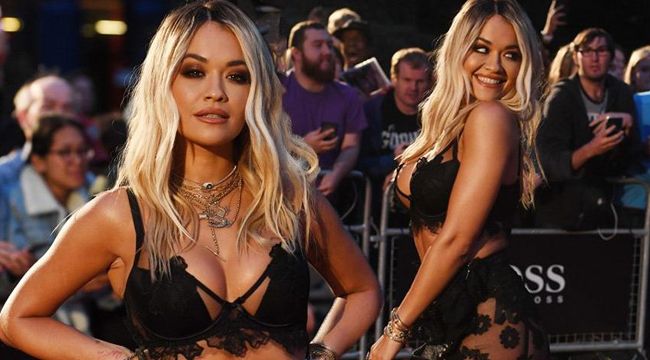 Rita Ora’nın GQ gecesindeki stili güldürdü