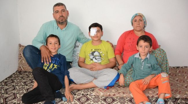 Sol gözünü kaybetti, yardım gelmezse sağ gözünü de kaybedecek