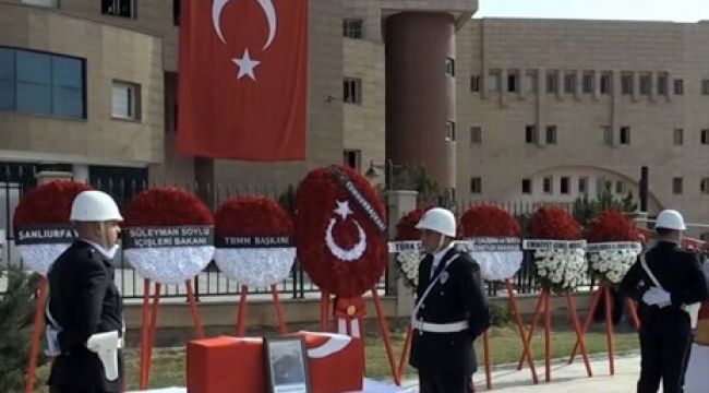 Akçakale'deki şehitlere veda