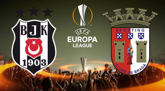Beşiktaş - Braga maçının ilk 11'leri belli oldu