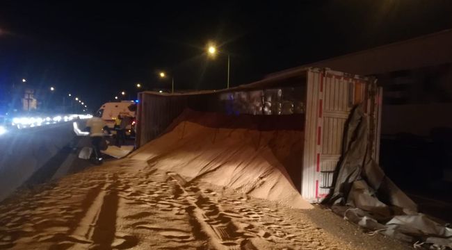 ÇEVRE YOLU KUMLA KAPLANDI