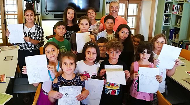 ÇOCUKLARLA KARİKATÜR BULUŞMASI