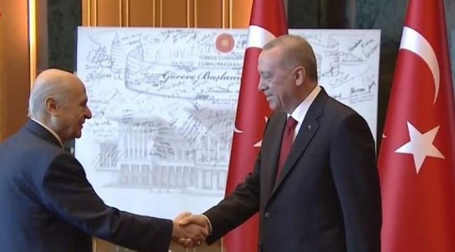 Cumhurbaşkanı Erdoğan, Cumhuriyet Bayramı tebrikleri kabul etti