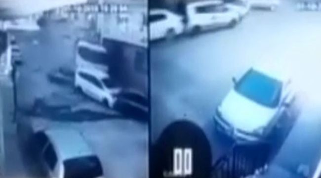 Dehşet anları kamerada
