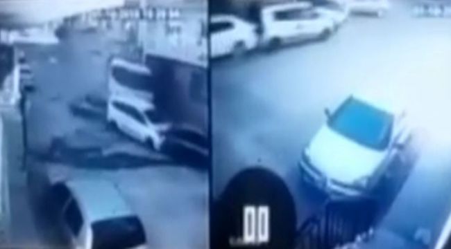 İZMİR'DE DEHŞET ANLARI: 9 ARACI ÖNÜNE KATTI