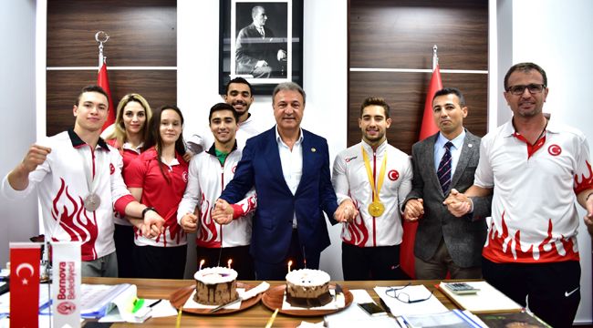 JİMNASTİK ŞAMPİYONU BORNOVA'DA