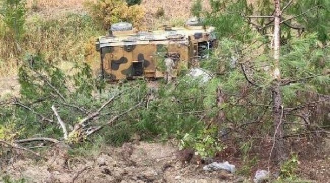 Kahramanmaraş&#039;ta askeri araç devrildi: 4 yaralı