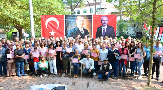 TORBALI'DA SANDIK EMEKÇİLERİNE TEŞEKKÜR