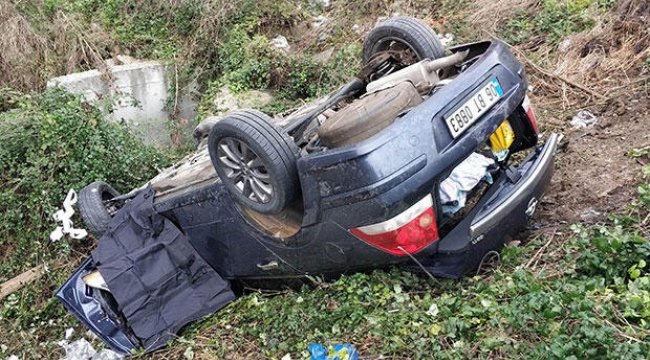 Trafik cezasından yarım saat sonra otomobil devrildi: 2 ölü, 2 yaralı