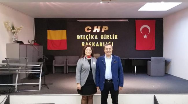 CHP BELÇİKA BİRLİĞİNE ZİYARET
