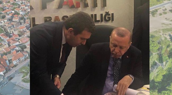 BAŞKAN KOŞTU VİZYON PROJELERİ CUMHURBAŞKANI'NA ANLATTI