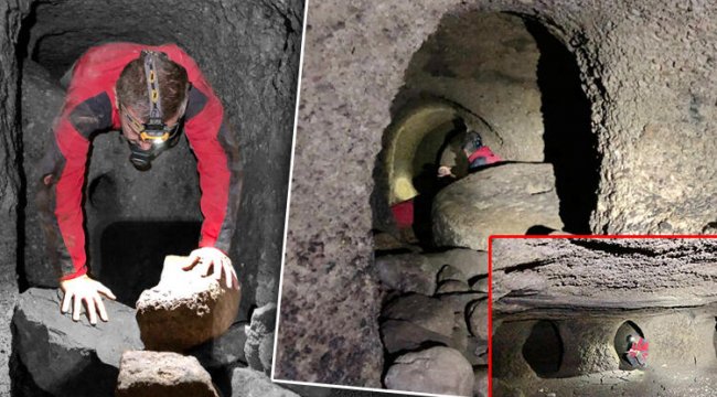 Bin 300 metre yer alı şehri bulundu