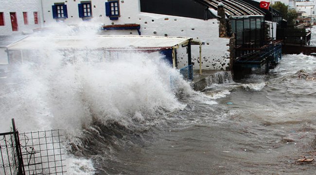 Bodrum’da fırtına kabusu