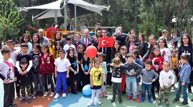 BORNOVALI ÇOCUKLARA TATİL HEDİYESİ