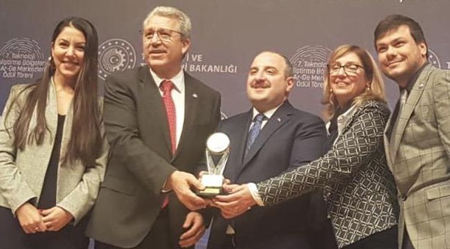 EGE TEKNOPARK'A ÖDÜL