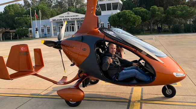 İLK GYROCOPTER PİLOTU VEKİL