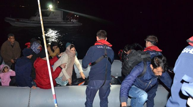 İzmir’de 61 kaçak göçmen yakalandı