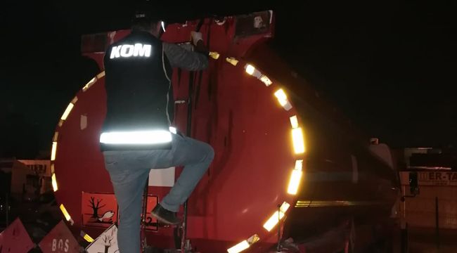 İzmir'de kaçak akaryakıt operasyonu