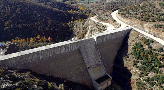 Kelebek Barajı su tutmaya hazırlanıyor